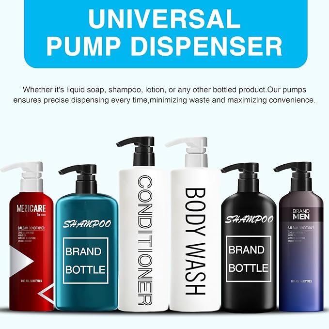 Pump top bottles